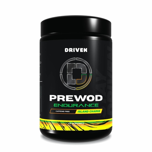 [BRSREZY2PJ7WCGTX] Driven PREWOD Caffeine-Free Pre-Workout – 25 Servings – Stimulant-Free Supplement with Beta-Alanine, Citrulline & Electrolyte Support – Focus, Endurance & Strength for High-Intensity Training