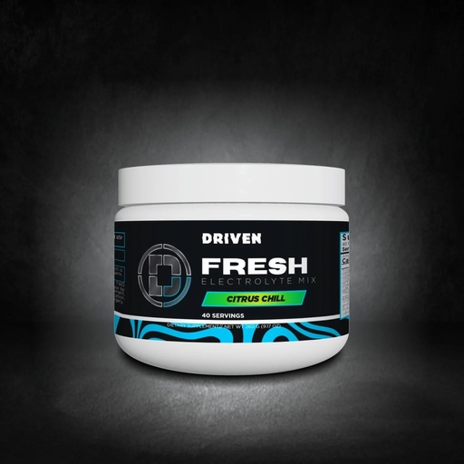 [BRSRAHDRPIHRQET2] Driven F.R.E.S.H- Fluid Replacement Energy Stamina Hydration: Electrolytes for Ultimate Perfomance and Recovery (40 Servings, Citrus Chill)