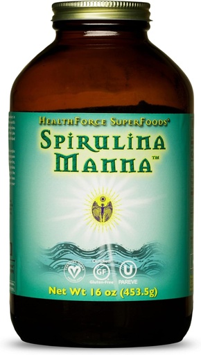 [BRSWIYTQCUOW2ELY] HealthForce SuperFoods Spirulina Manna - Powder - 16 Oz