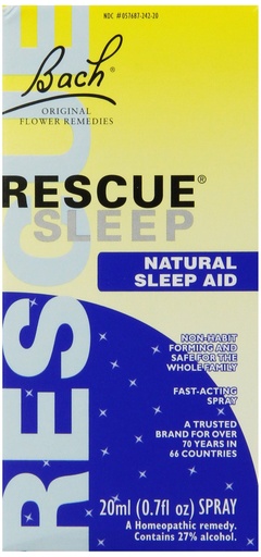 [BRSWIZYTAYIQI3AV] Bach Rescue Remedy Sleep - 20 ml, 2 Pack