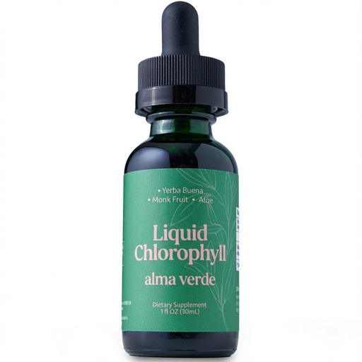 [BRSRG2Q3BV6RGFDV] Liquid Chlorophyll Drops - Chlorophyll Water with Aloe Vera Juice for Body Odor, Bloating Relief & Gut Health - Natural Deodorant Alternative for Women - Skin Glow & Detox - Vegan - 30ml