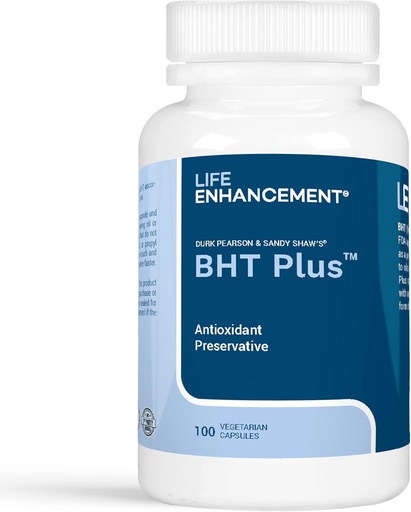 [BRSWIZQRBZ6RQD3G] Life Enhancement Durk Pearson & Sandy Shaw's BHT Plus, 100 Capsules