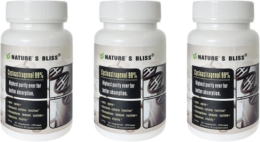 [BRSWIB32BQDWIETG] Nature'sbliss Stomach Acid Protected & Super-Absorption Cycloastragenol 99%, 5mg, 90caps