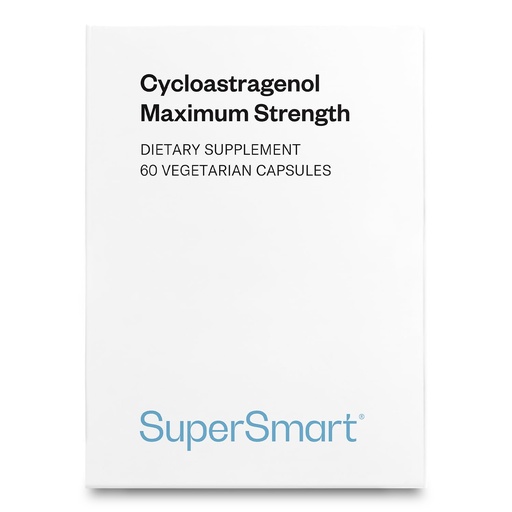 [BRSWIHQBDENB2D3G] Supersmart - Cycloastragenol 20mg per Day (98% Purity) - DNA & Telomeres Supplement - Astragalus Membranaceus | Non-GMO & Gluten Free - 30 Vegetarian Capsules