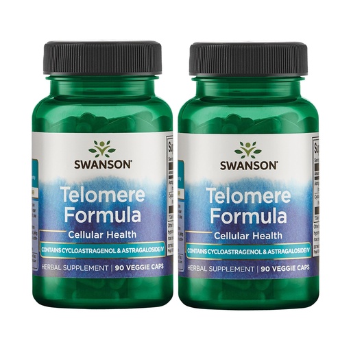 [BRSWGFD3BZ4BM3DZ] Swanson Telomere Formula 90 Veg Caps (2 Pack)