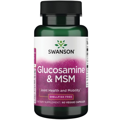 [BRSWIEIPBMAWYHTG] Swanson ULT GLUCOSAMINE & MSM 60 Veg Cap