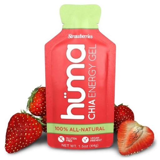 [BRSWKHD3OYMRGCIY] Huma Chia Energy Gel - Box of 24 (Raspberry)