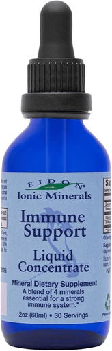 [BRSWIYYEDMBBYGQ5] Eidon Immune Supplement Liquid Concentrate - Imune Booster Mineral Drops com zinco, selênio, enxofre, suporte e manutenção do sistema imunológico, biodisponível, sem conservantes ou aditivos - 2 onças