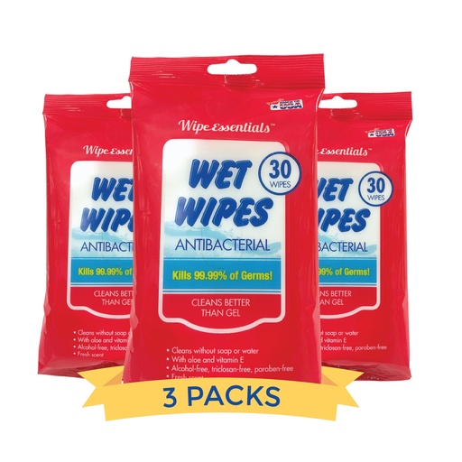 [BRSWG23RDMDQEDL6] WipeEssentials Hand Sanitizer Wipes for Adults & Kids - 90 Count, 3 Packs | Alcohol-Free, Moisturizing Sanitizing Wipes with Aloe Vera & Vitamin E - Unscented & Travel Size With No Soapy Residue