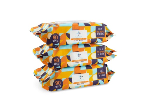[BRSWYFL3CMCROD3D] Alta + Antibacterial Hand Wipes 90 Wipes (3) Packs