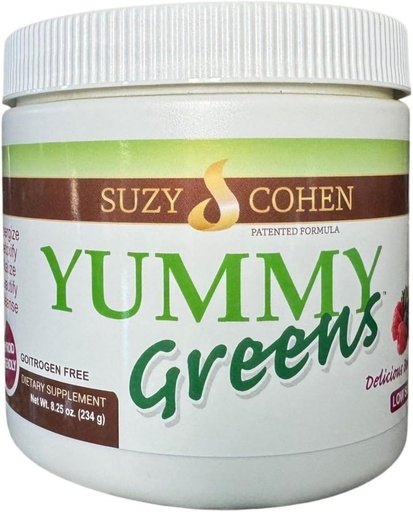 [BRSWKFAEDEMBEHTM] Yummy Greens Drink Mix with Sea Lettuce, Dulse, Acai, Pineapple and probiotic for Energy, Vitality and Wellness. Product is Patented, Gluten Free, Thyroid Friendly and goitrogen Free