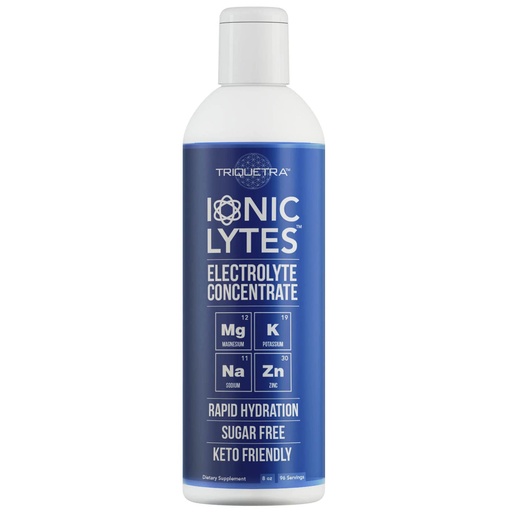 [BRSWY2QOOIFRGGY6] Ionic Lytes Electrolyte Concentrate (96 Servings) | Sugar Free, Keto Electrolyte Drops, Perfectly Purified Ionic Electrolytes for Rapid Hydration | 30% More Potassium, Magnesium & Zinc (8 oz)