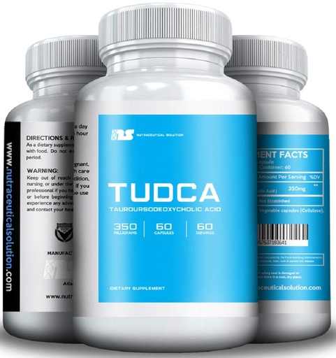 [BRSWGYABCAHBOHTG] TUDCA | 350mg per Capsule x 60 Capsules | Nutraceutical Solution | Tauroursodeoxycholic Acid