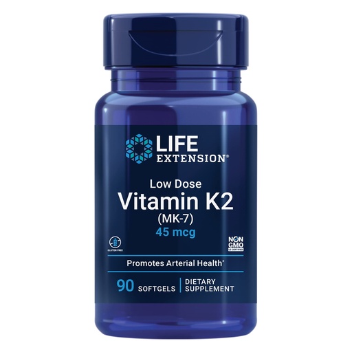 [BRSRAYYYAUHWCADP] Life Extension Low Dose Vitamin K2 and Vitamin D3 Supplement Bundle - 90 Softgels and 60 Softgels