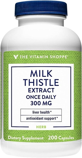 [BRSWGFQCCEMBO3LB] De vitamine Shoppe Milk Thistle Extract 300 MG (200 capsules)