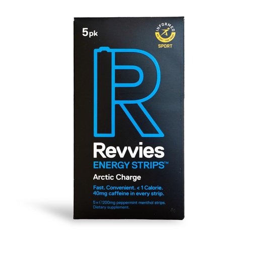 [BRSWYFQ3OJ7BYHY3] Revvies Energy Strips | Arctic Charge | 50 Strips | 40mg Caffeine Strip | 2 Strip = Coffee/Energy Drink | Less than 2 Calories | Vegan 10 x 5PK…