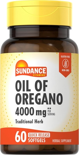[BRSWGZAZCN5QO2AY] Sundance Oil of Oregano 400mg Softgels