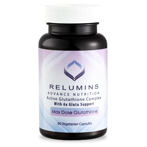 [BRSWIB34AFYBCFYV] Relumins Advance White Active Glutathione Complex - Max Dose 900mg Glutathione with 6X Boosters, ALA & NAC - Summer Glow Wellness Anti-Aging Skin Supplement - 60 Caps x 3 Bottles