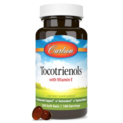 [BRSWGY3YOQCWE3QU] Carlson Labs Tocotrienols Softgels, 180 Count
