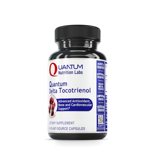 [BRSRMALROV4GGCLZ] QNL Quantum Delta Tocotrienol - Vitamin E Tocotrienols Complex - Heart Health Supplement - Supports Liver & Bone Health - 60 Plant-Source Capsules