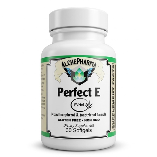 [BRSWYFIQOIORA3AU] Perfect E - Patented EVNol® Brand tocotrienols Full Spectrum tocotrienol Complex w/Highest Ratio of Alpha, beta, Gamma, and Delta-tocotrienols (268mg - 400 IU) (30)