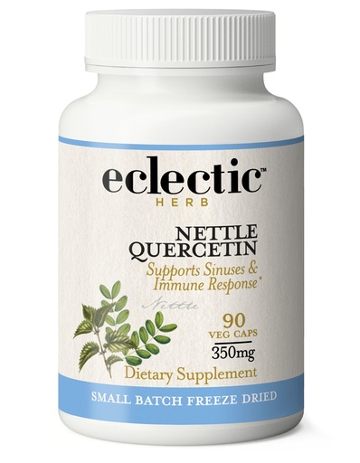 [BRSWIYYLOQFGM3L6] Eclectic Nettles Quercetin Freeze Dried Vegetables, Blue, 90 Count