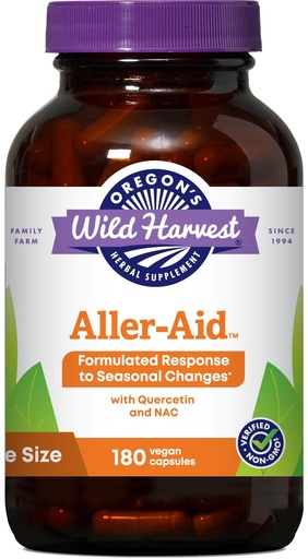 [BRSREZTQOUHGKD3X] Oregon's Wild Harvest Aller-Aid with Quercetin Supplement - 180 Count