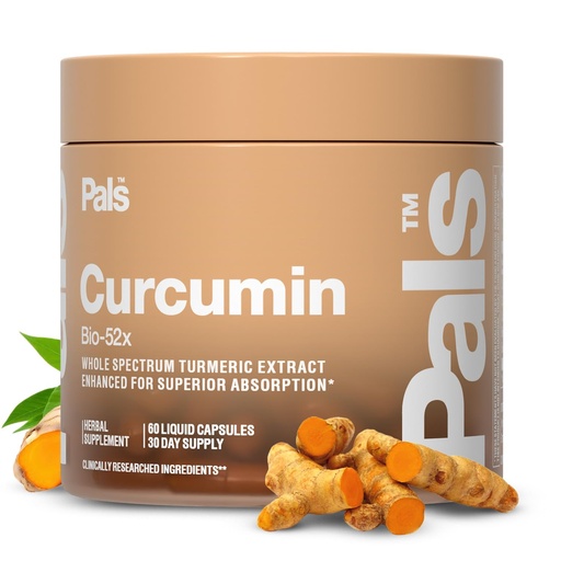 [BRSRABIOOAAWEADG] Turmeric Curcumin Supplement 500mg Bio-52x Max Absorption 98% Pure Turmeric Supplement Capsules with Extra Strength Curcumin 95% Curcuminoids Extract Antioxidant Joint Support, Non-GMO Vegan, 30 Days
