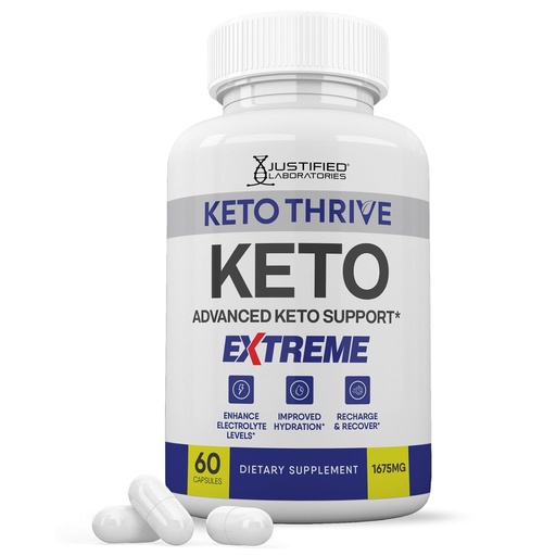 [BRSRAZYQDEIRUALU] Keto Thrive Keto ACV Extreme Pills 1675MG Keto Support Blend Capsule Alternative to Keto ACV Gummies Formulated with Apple Cider Vinegar Extra Virgin Olive Oil Powder Green Tea Leaf 60 Capsules