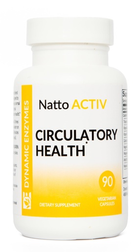 [BRSWKFT2CADAYYLY] Natto ACTIV Systemic Enzymes – Nattokinase with Serrapeptase & Bromelain – Supports Cardiovascular & Circulatory Wellness – Designed for Use Between Meals – 90 Capsules