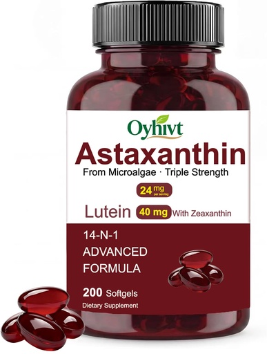 [BRSRGCQQOUIREYI6] Astaxanthin 24mg – 200capsules(1PC)