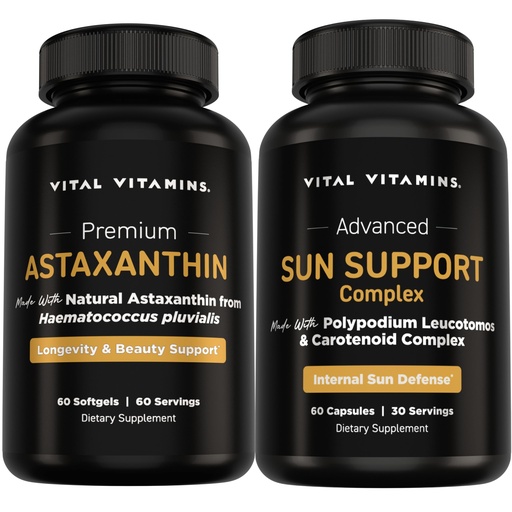 [BRSRGBINCF7R4H3O] Vital Vitamins Astaxanthin + Sun Support Capsules