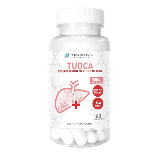 [BRSW2Z35OJYGOCQZ] TUDCA 500mg - Pure TUDCA Supplement for Liver Support - Tauroursodeoxycholic Acid Capsules - 60 Capsules, 60 Servings - Bile Salts for Healthy Liver Function & Digestive Support