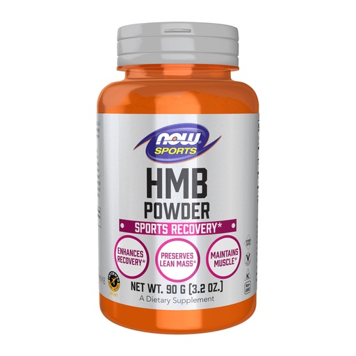 [BRSWKHD4CABR6DL6] NOW Foods Sports Nutrition, HMB (β-Hydroxy β-Methylbutyrate)Powder, Sports Recovery*, 90 Grams