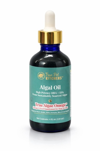 [BRSRGYYTOQMRGEI7] Omega 3 for Dogs & Cats | Plant-Based Algae Oil | DHA & EPA | Fish Oil Alternative