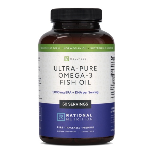[BRSREBI7CQHAEEL5] EPAX® Norwegian Omega-3 Fish Oil - 1000mg EPA & DHA, rTG Form for Superior Absorption, IFOS Certified, No Fishy Burps, Third-Party Tested, Heart Brain & Joint Support - 120 Softgels