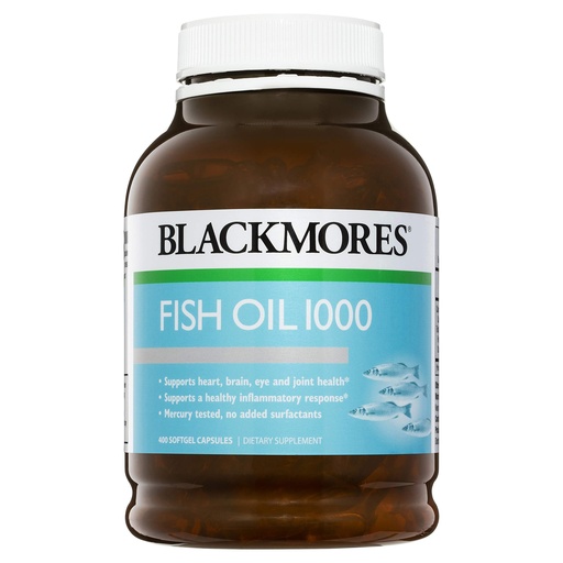 [BRSWICY7CB4B2DAV] Blackmores Fish Oil 1000 400 Capsules