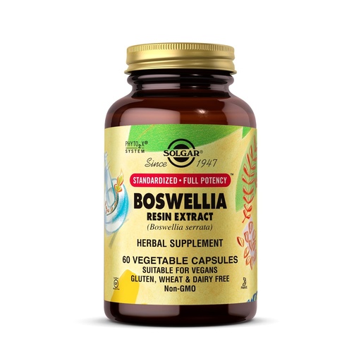 [BRSWIFT2BJ4QOFTU] SOLGAR Boswellia Resin Extract Vegetable Caps, 60 CT