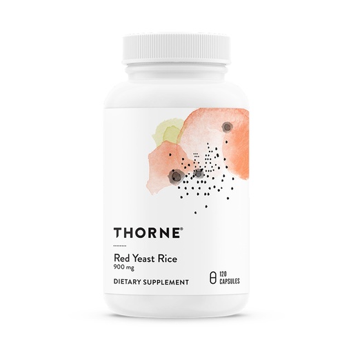 [BRSWIZYZOMCB4HYZ] THORNE - Red Yeast Rice - Supports Healthy Cholesterol Levels Already in a Normal Range, Heart Health & Blood Pressure* - Third-Party Certified - Gluten-Free, Dairy-Free - 120 Capsules