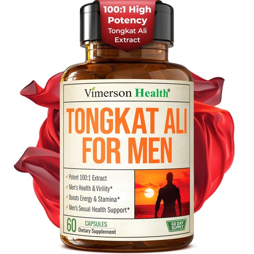 [BRSRAHYPC57A23A2] Longjack Tongkat Ali for Men 100:1 Extract – Muscle Builder for Men – Energy & Vitality Support – High-Potency Daily Strength & Drive Formula to Support Stamina & Performance – 60 Capsules
