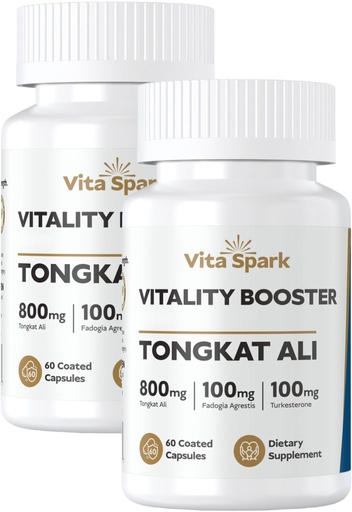 [BRSREAAYOQCREADF] Tongkat Ali for Men - Longjack with Fadogia Agrestis & Turkesterone, Third-Party Certified Men's Supplement for Workout Performance Strength Vitality Energy Hormone Balance | 120 Capsules