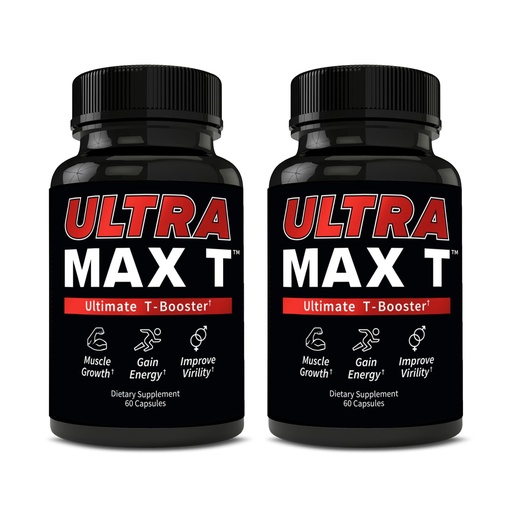 [BRSREBQDAQMAADTB] Andro400 Ultra Max T Maximum Strength T-Support Complex – 200:1 Tongkat Ali, ForsLean, & D-Aspartic Acid – Premium Formula for Lean Muscle & Metabolism – 2 Pack, 120 Capsules, 60 Day Supply