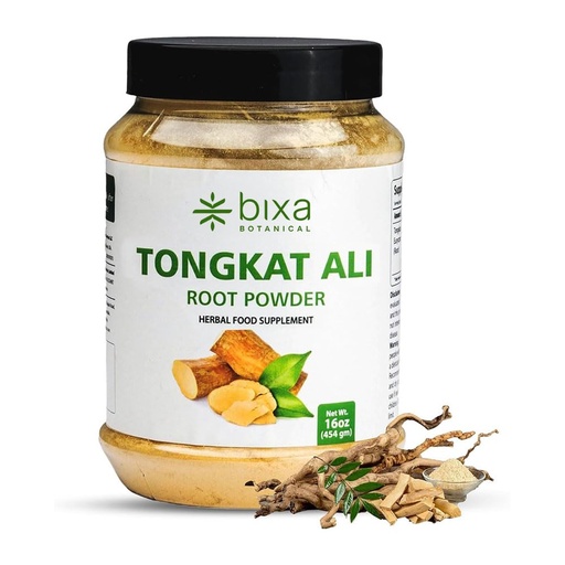 [BRSWYZT7BABRGELO] bixa BOTANICAL Tongkat Ali Root Powder – 1 lb (16 oz) | Tongkat Ali for Men & Women | Gluten-Free, Non-GMO, Steam Treated, Vegan, 100% Pure – Natural Health Support for Energy & Wellness
