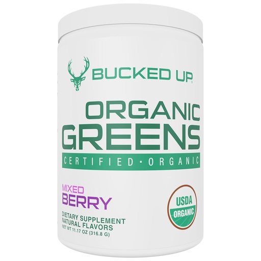 [BRSRAZA5A4IBS3LD] Greens Superfood Powder Mixed Berry | 8 Most Essential Mixed Greens | Certified 100% Organic | Chlorella, Spinach, Kale, Spirulina, Alfalfa, Broccoli, Wheat Grass, & Barley Grass | 30 SERV | 11.17 OZ