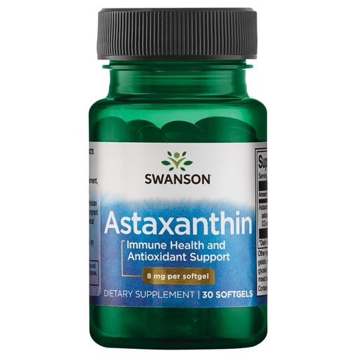 [BRSWIFI4AQJR2YLO] Swanson High Potency Astaxanthin 8 Milligrams 30 Sgels