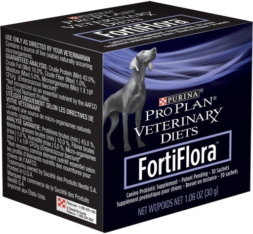 [BRSWIED3C54QYCT2] Purina Fortiflora Canine Nutritional Supplement Box (3 Pack), 30g/90 Count