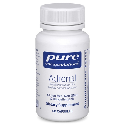 [BRSWIYQTPJ6QGGDG] Pure Encapsulations Adrenal Cortex Supplement – Supplement to Support Cortisol Health, Energy Levels, Stress Moderation, and Gland Function – with Bovine Whole Adrenal & Cortex – 60 Capsules*