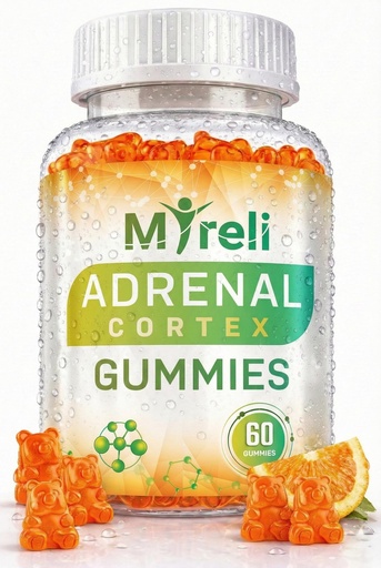 [BRSREFQOBZ7GY2TX] Adrenal Cortex Support Supplement 500mg - 60 Gummies for Glandular Support Formula & Daily Balance, Gummy for Health & Cognitive Function, Designed for Balance & Energy, Sugar-Free, Non-GMO