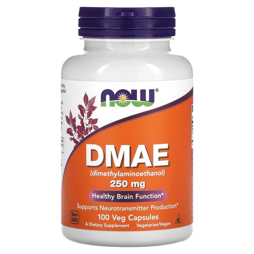 [BRSWIYYOBYPWECAV] Now Foods, DMAE, 250 mg, 100 Veggie Caps NOW-03090