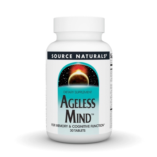 [BRSWIZ34AUPQIF34] Source Naturals Ageless Mind, for Memory & Cognitive Function* - 30 Tablets